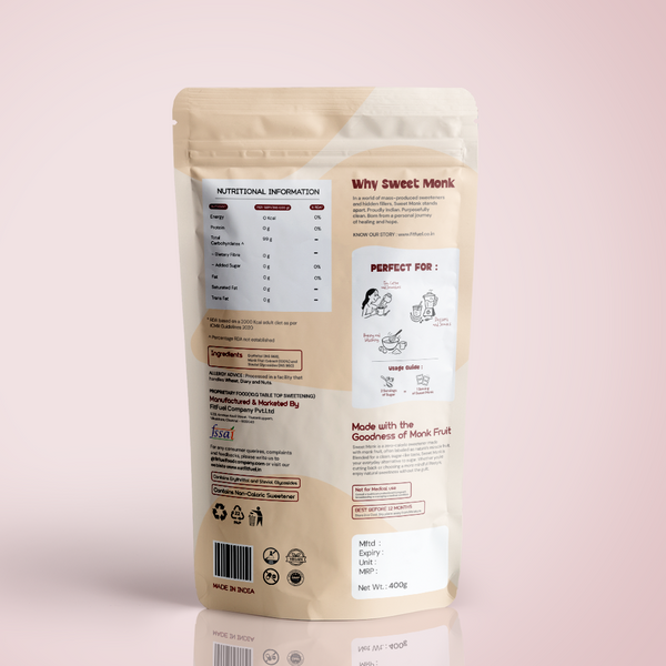 Monk Fruit Sweetener - 400GM