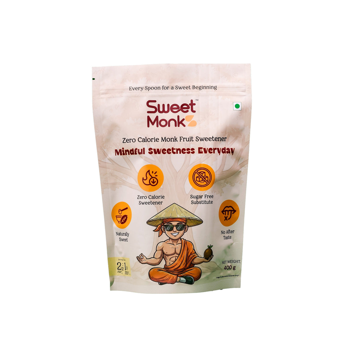 Monk Fruit Sweetener - 400GM