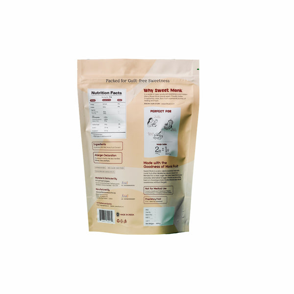 Monk Fruit Sweetener - 400GM